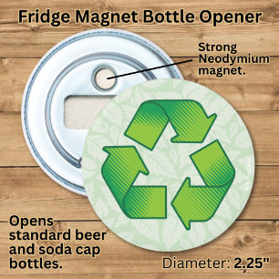Recycling Symbol Bottle Opener