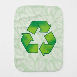 Recycling Symbol Burp Cloth