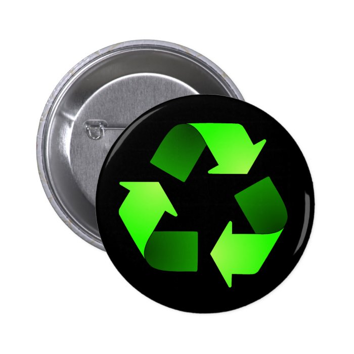 Recycling Symbol Button