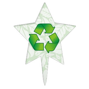 Recycling Symbol Cake Topper