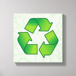 Recycling Symbol Canvas Print