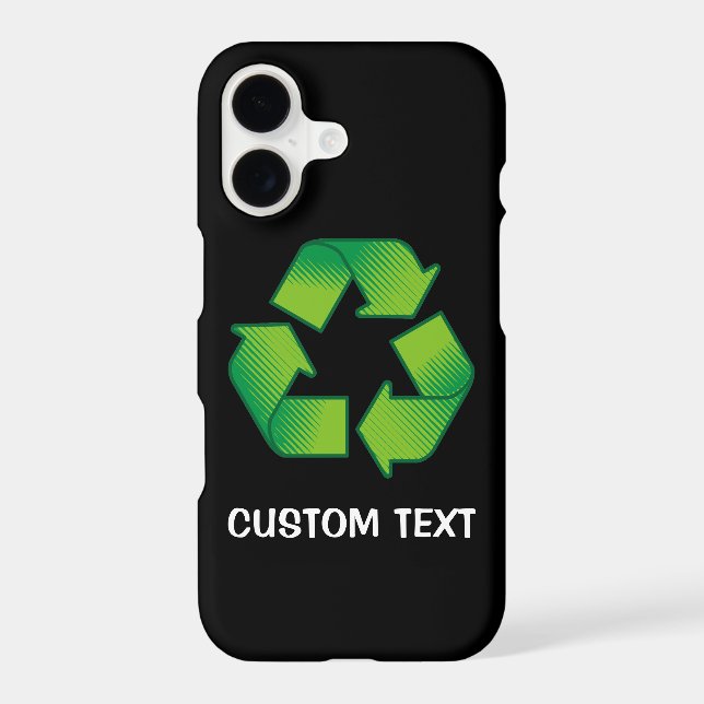 Recycling Symbol Case-Mate iPhone Case (Back)