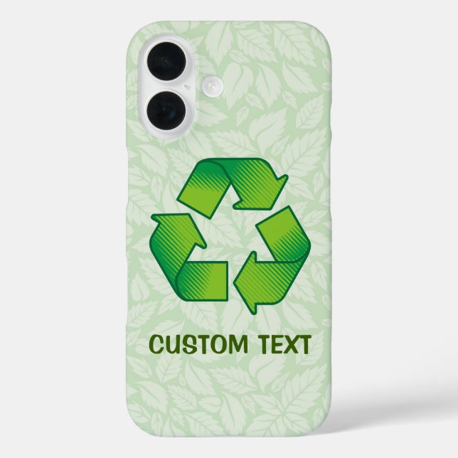 Recycling Symbol Case-Mate iPhone Case (Back)