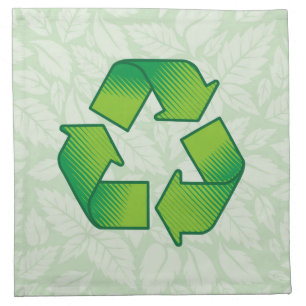 Recycling Symbol Cloth Napkin