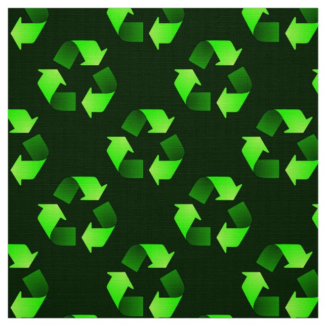 Recycling Symbol Fabric (Swatch)