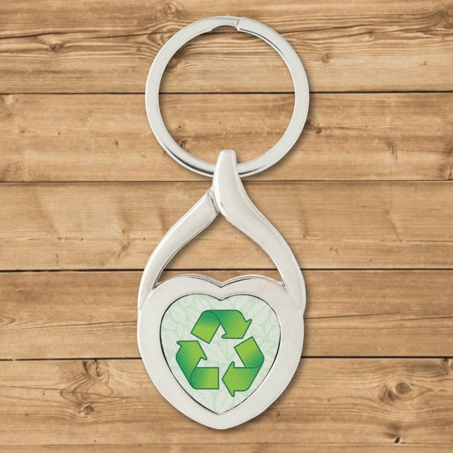 Recycling symbol keychain (Creator Uploaded)
