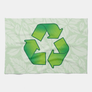Recycling Symbol Kitchen Towel