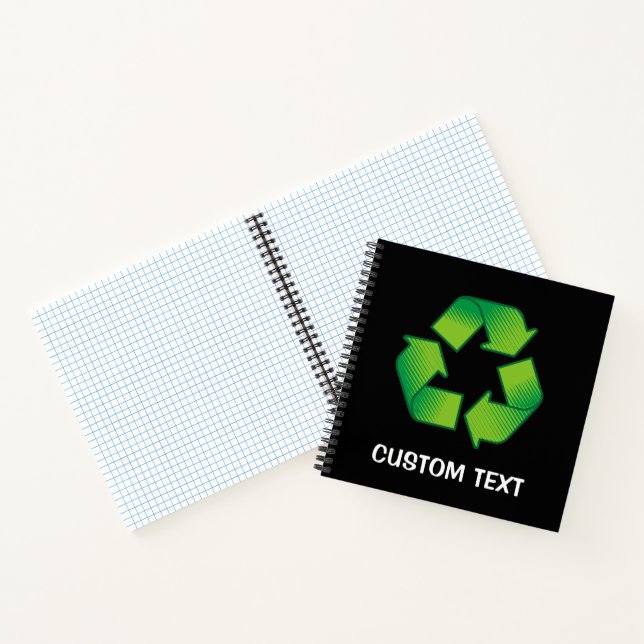 Recycling Symbol Notebook (Inside)