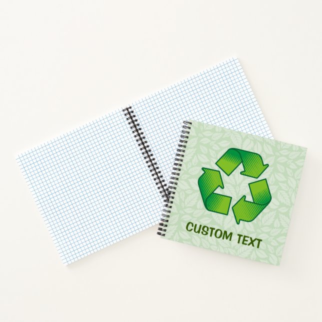 Recycling Symbol Notebook (Inside)