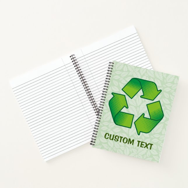 Recycling Symbol Notebook (Inside)