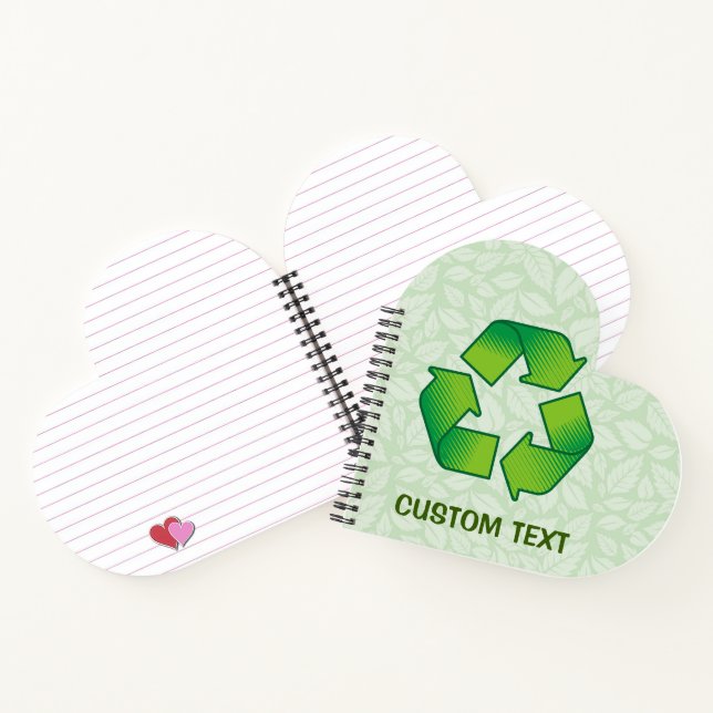 Recycling Symbol Notebook (Inside)