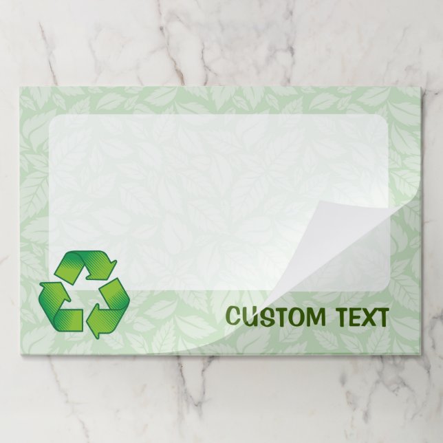 Recycling Symbol Paper Pad (Folded)