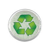 Recycling symbol ring (Front)