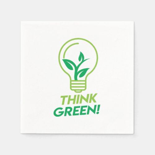 Recycling Think Green Natural Sustainability Earth Napkins