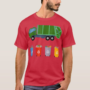 Recycling Trash Truck Kids Garbage Truck 2403 T-Shirt