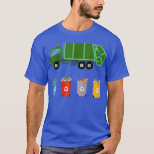 Recycling Trash Truck Kids Garbage Truck  T-Shirt
