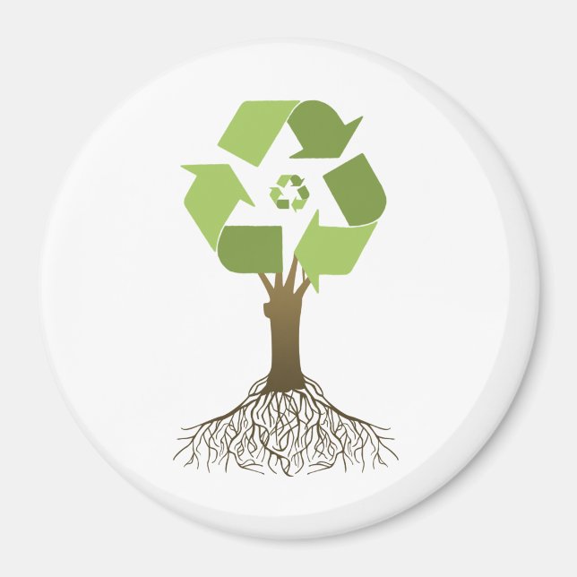 RECYCLING TREE MAGNET (Front)