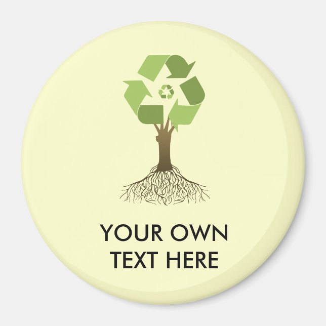 RECYCLING TREE MAGNET (Front)