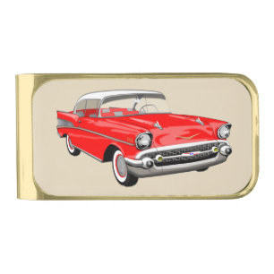 Red 1957 Shoebox Money Clip