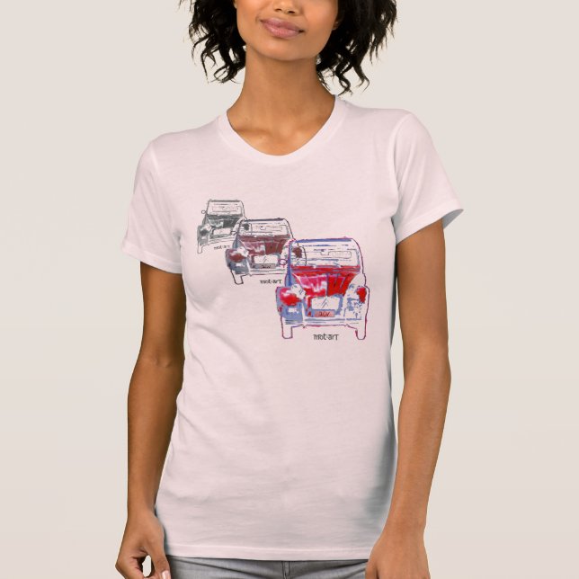 red 2CV x 3 T-Shirt (Front)