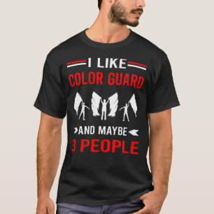 Red 3 People Color Guard Colorguard T-Shirt