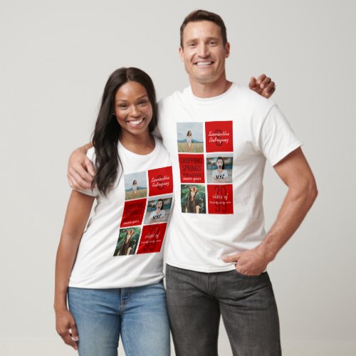 Red 3_Photo Fun Boxes Class Year T_Shirt