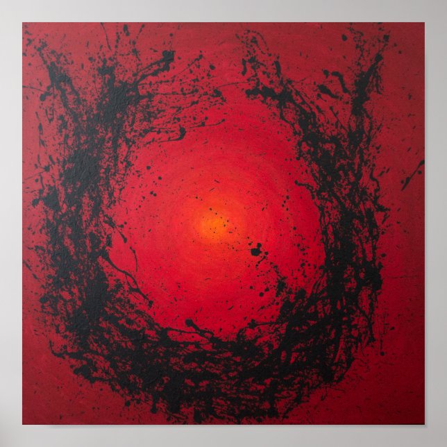 Red#3 poster Art Print (Front)