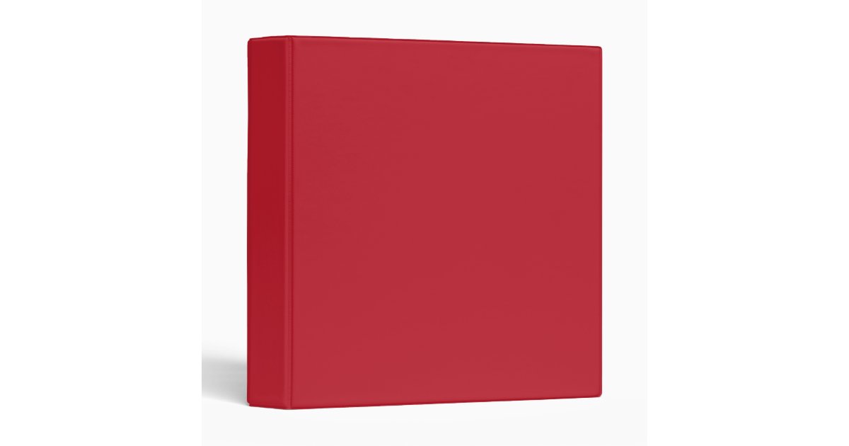Red 3 Ring Binder | Zazzle