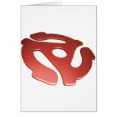 Red 3D 45 RPM Adapter (Front)