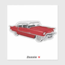 red 50´s Cadillac