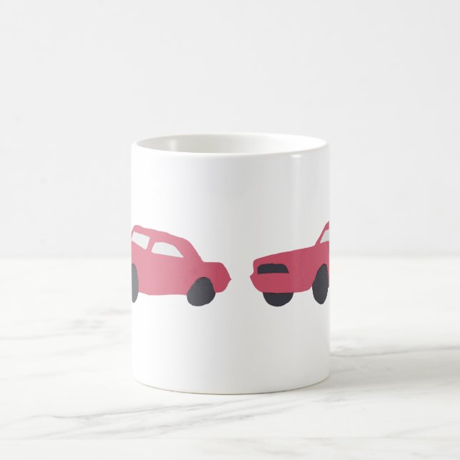 Red '65 Mustang. Coffee Mug (Center)