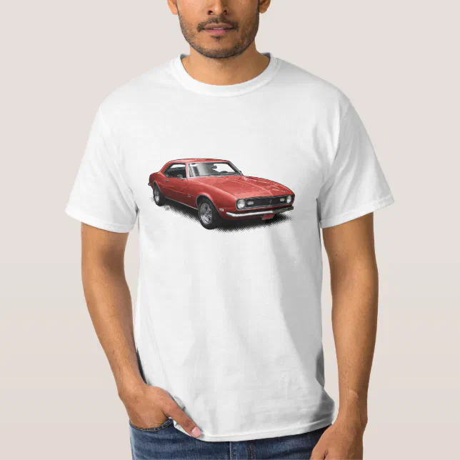 Red 68 Camaro T-shirt | Zazzle