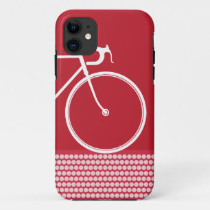 Red Abstract Bicycle iPhone 5 Case