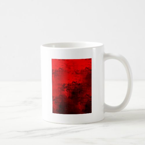 Red Abstract Coffee Mug