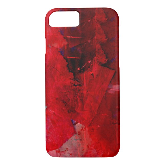 Red Abstract iPhone 7 Case (Back)