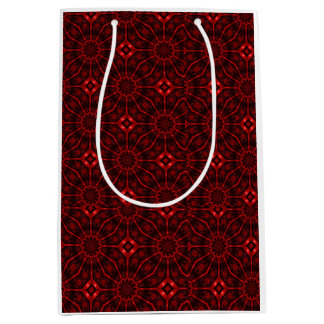 Red Abstract  Medium Gift Bag