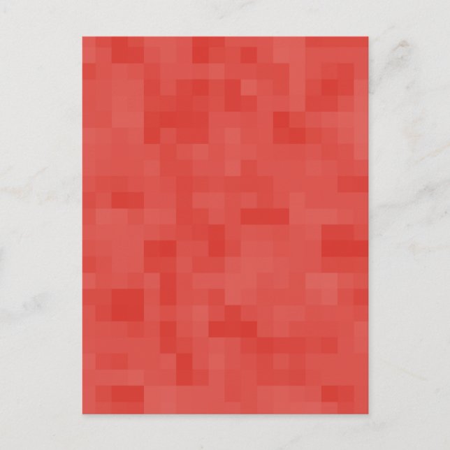 Red Abstract Pattern. Postcard (Front)