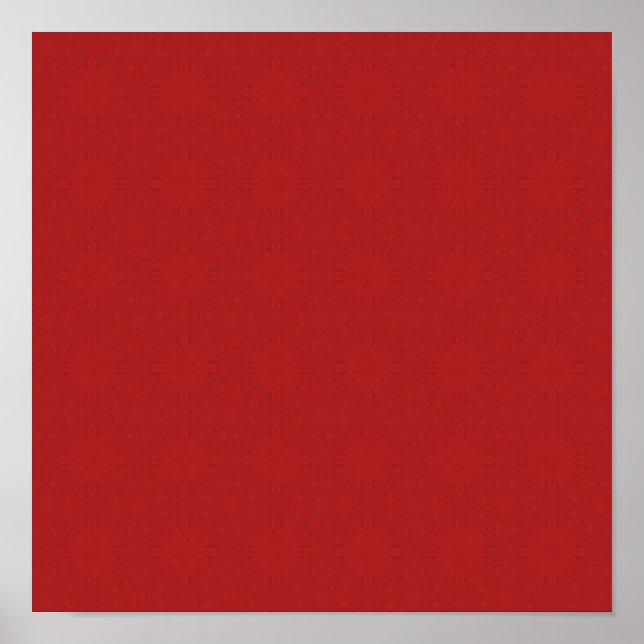 Red abstract wood pattern poster (Front)