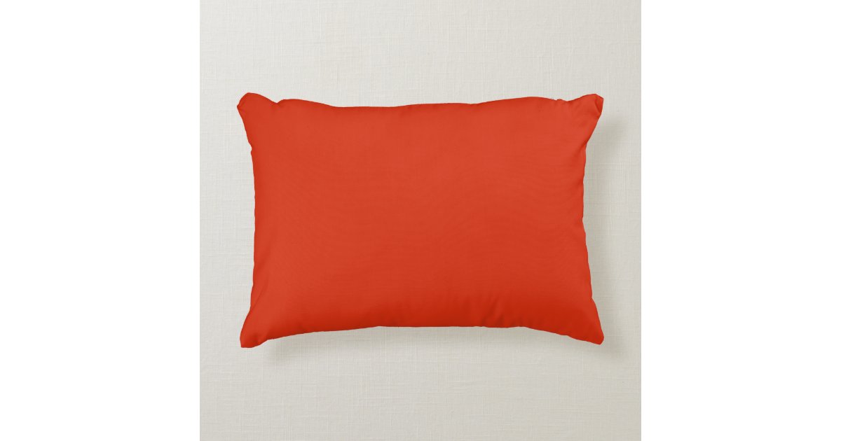 Red Accent Pillow Zazzle