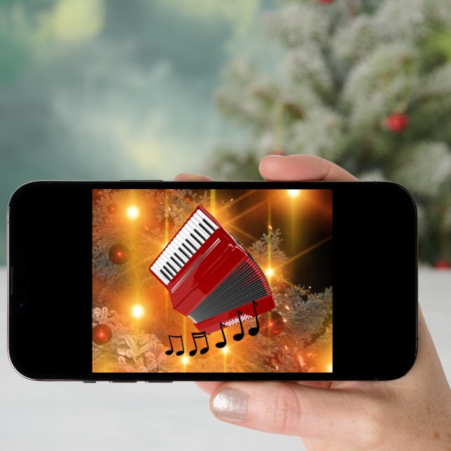 Red Accordion Holiday Design (Front Digital)