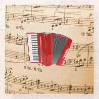 Red Accordion, popular design,