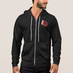 Red Accordion, popular design, Hoodie
