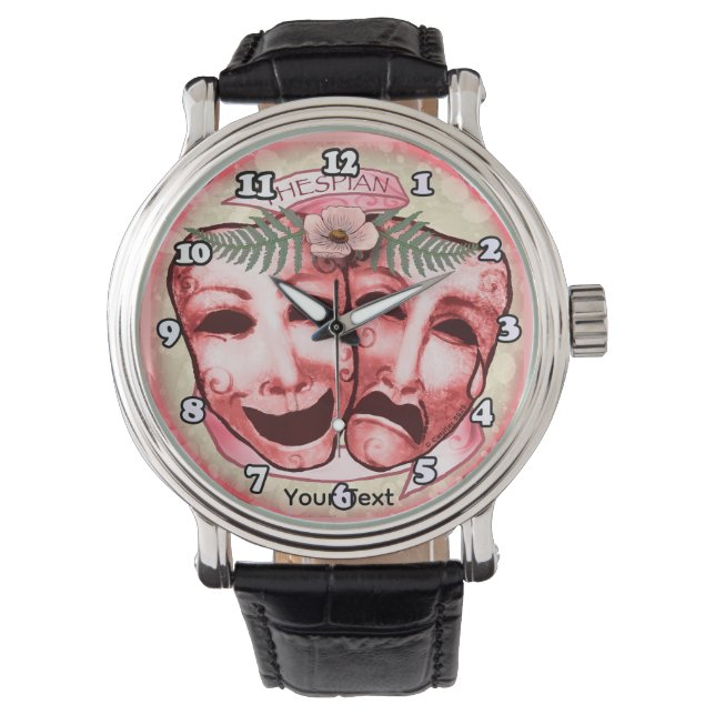 Red Actor Masks Watch (Front)