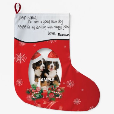 ive been a good dog xmas photo red snowflake large christmas stocking zazzlecom - Large Christmas Stockings ive been a good dog xmas photo red snowflake large christmas stocking zazzlecom - Large Christmas Stockings