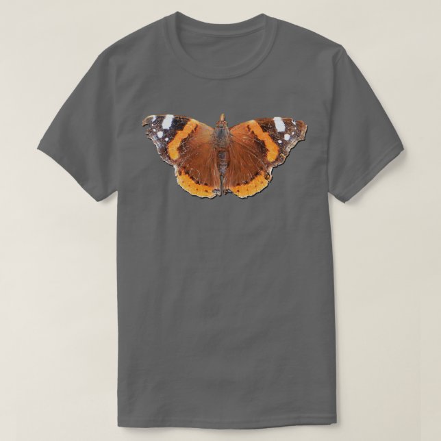Red Admiral Butterfly 5 T-Shirt (Design Front)