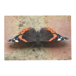 Red Admiral Butterfly Custom Placemat