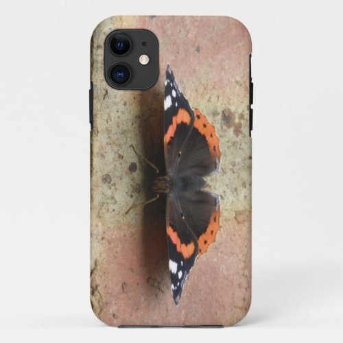 Red Admiral Butterfly iPhone Case