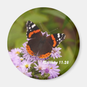 Red Admiral butterfly Magnet