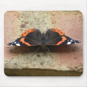 Red Admiral Butterfly Mousepad