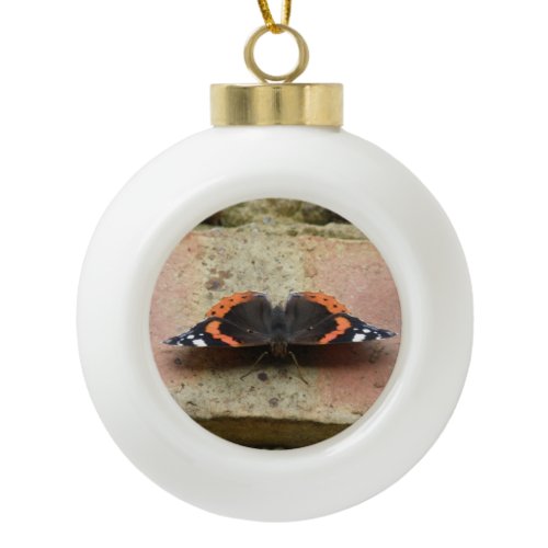 Red Admiral Butterfly Ornament
